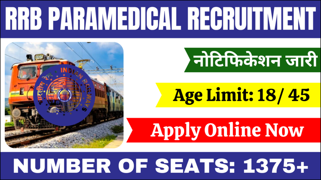 RRB Paramedical Recruitment