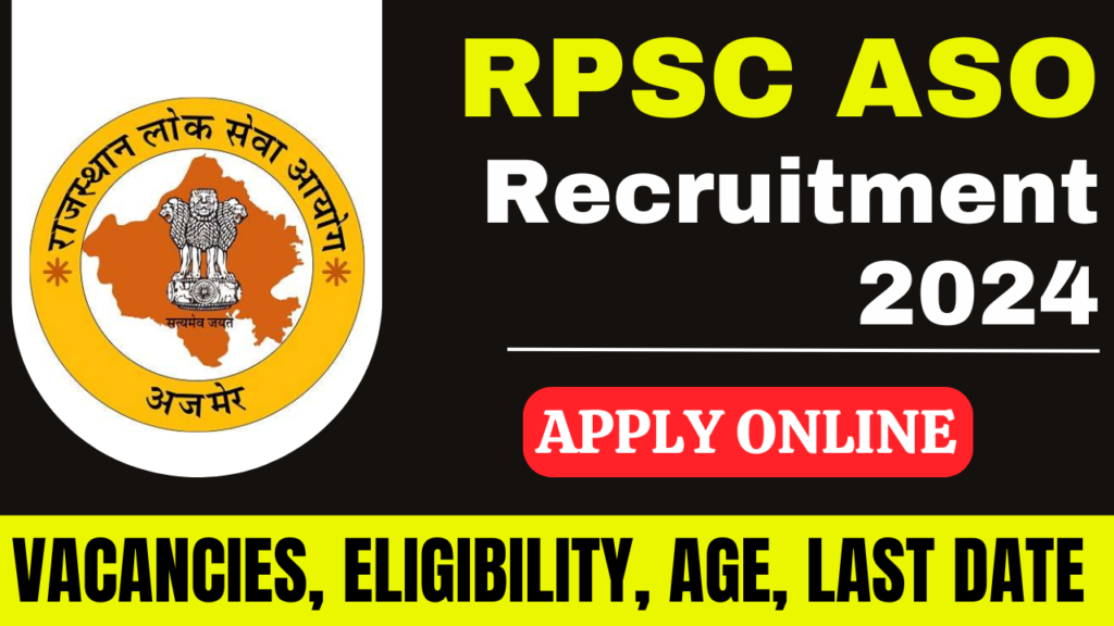 RPSC ASO Recruitment